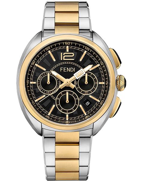 mens fendi watch 2006 two tone chrono|F231111000 Fendi Momento Chronograph Mens 2 .